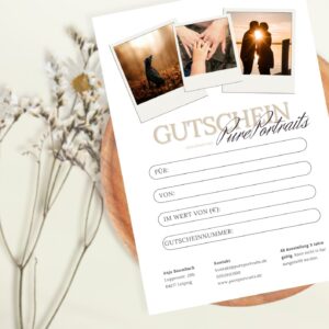 Pure Portraits Gutschein – 100 €